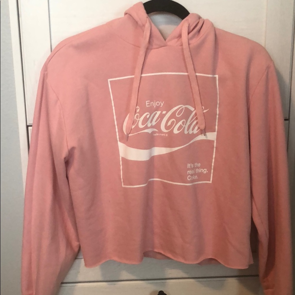 Coca-Cola cropped hoodie